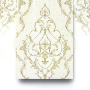 Italian Classic Wall Covering 10m x 1.06m Creamy Color, Model 82902