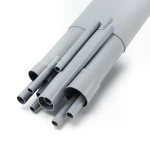 UPVC Pipes 4 Inch Size, 2.08 mm Thickness, Gray Color