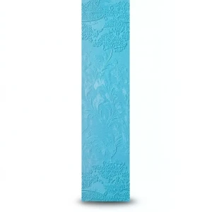 Italian Wallpaper Patterned Design Cyan Color, Size 10mx0.70m, Model 15224