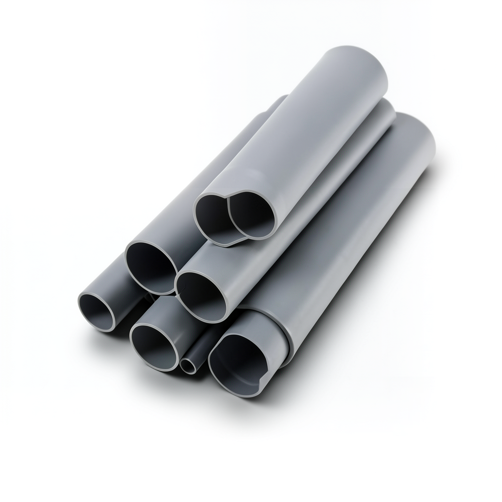 مواسير UPVC EB 20 مقاس 6 إنش سمك 3.18 مم لون رمادي