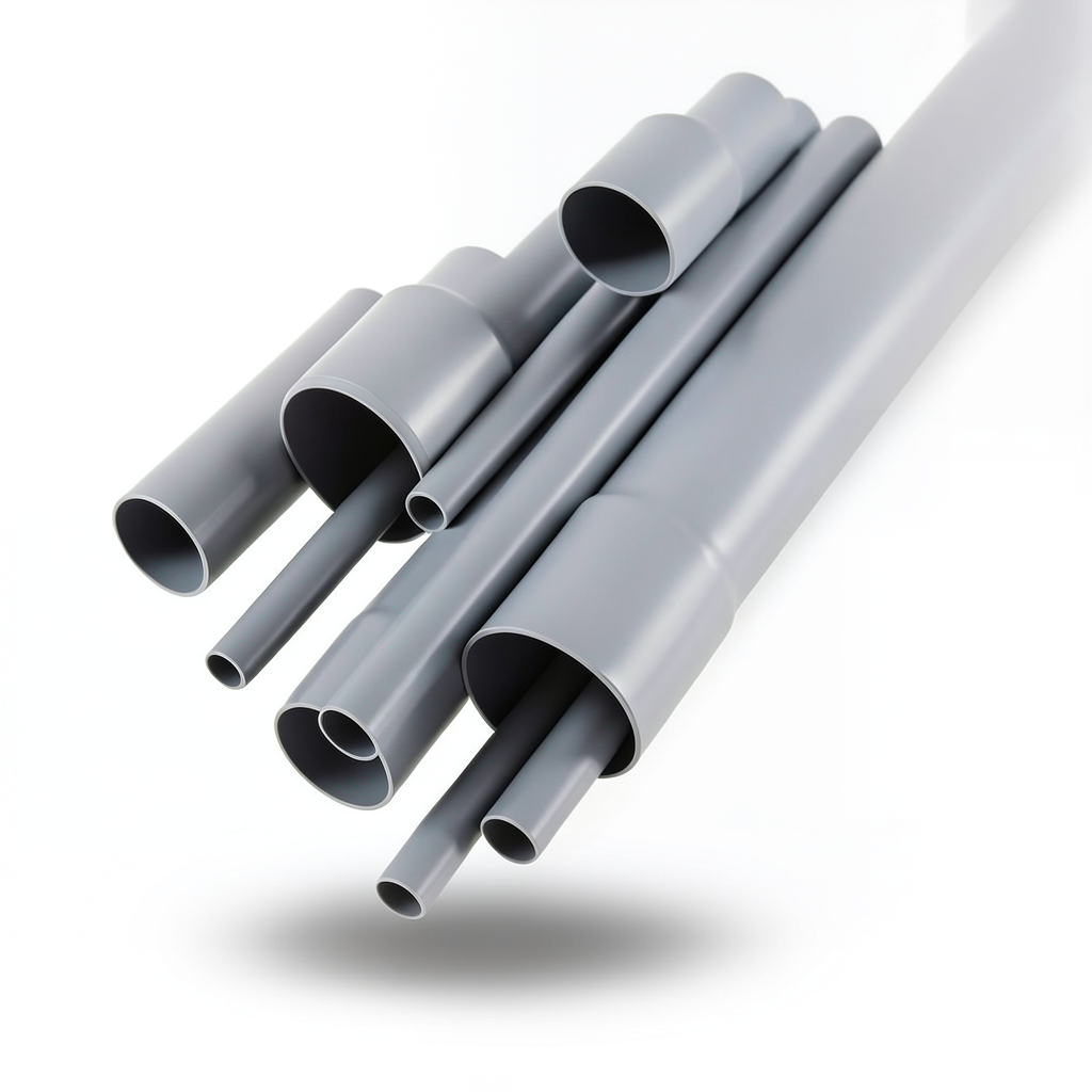UPVC Pipes 3 Inch Thickness 1.93 mm Gray Color EB 35