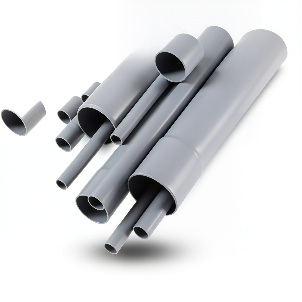 UPVC Pipes DB 60 Size 2 Inch Thickness 1.52 mm Gray