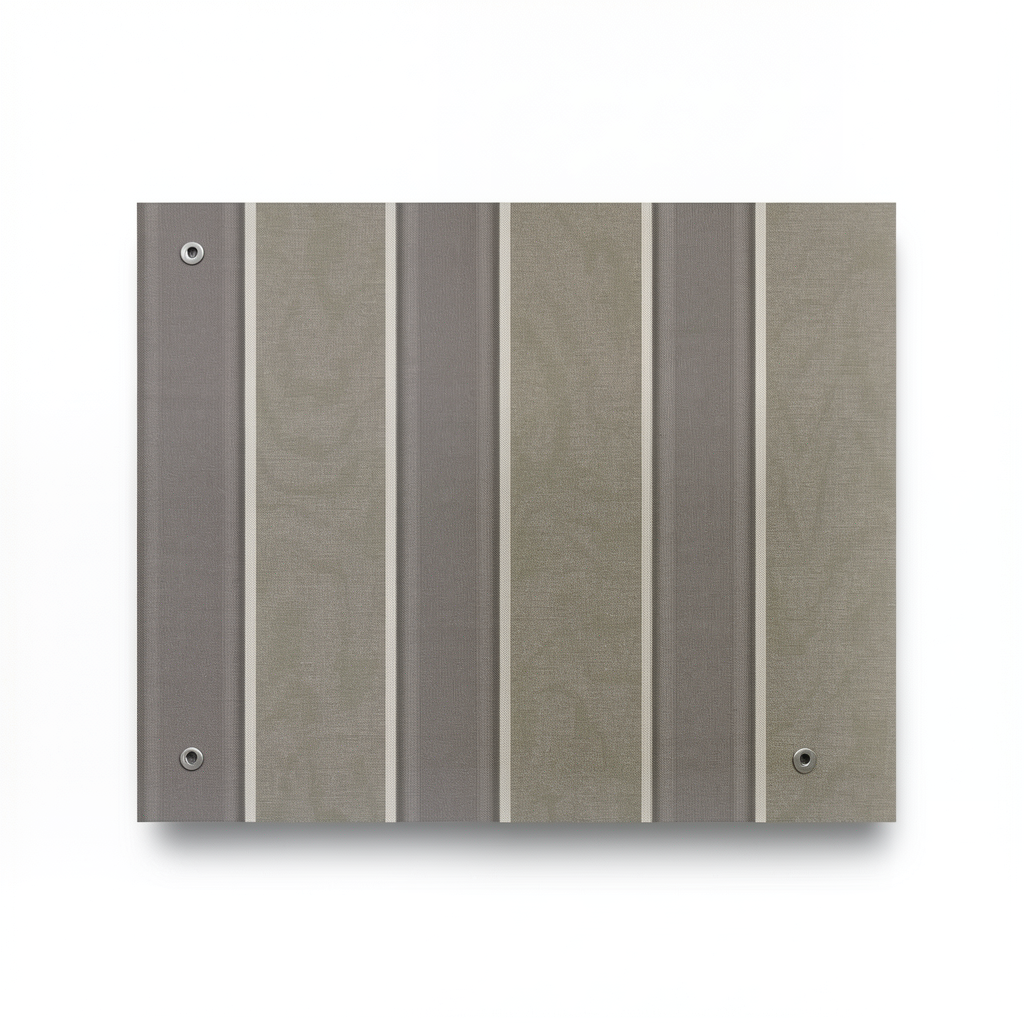Striped Wallcovering 10m x 1.06m Dark Beige Color, Model 38026