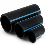 أنابيب HDPE الوطني لشبكات المياه ذات الضغط العالي  ضغط 10 بار قطر خارجي 630 مم سمك 30 مم لون اسود