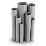 UPVC Pipes Nominal Pressure 10 Bar Outside Diameter 160 mm Thickness 7.7 mm Gray