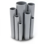 UPVC Pipes Nominal Pressure 10 Bar Outside Diameter 160 mm Thickness 7.7 mm Gray