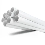 مواسير UPVC جدول 40 مقاس ½ 1 إنش سمك 3.68 مم لون أبيض