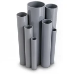 UPVC Pipes 16 Bar Pressure 160 mm Diameter 11.9 mm Thickness Gray