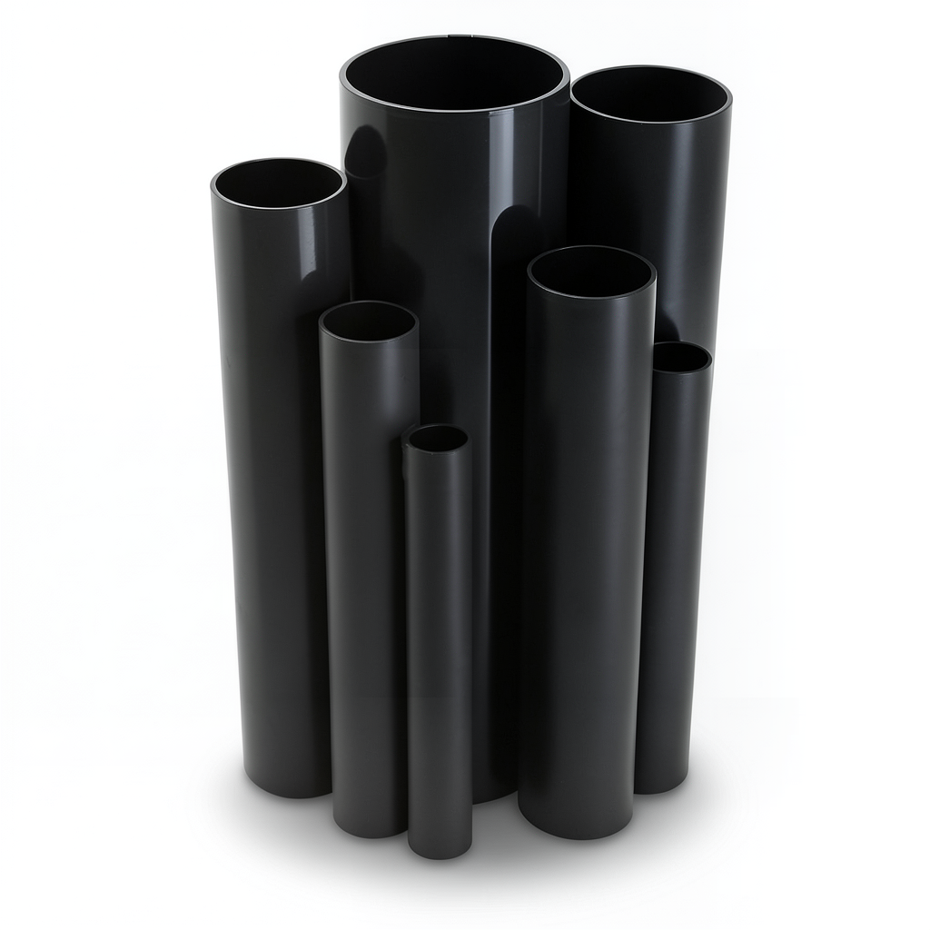 UPVC Pipes Pressure 16 Bar Outside Diameter 160 mm Thickness 11.9 mm Black
