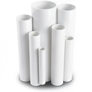 مواسير UPVC ضغط 16 بار قطر خارجي 160 مم سمك 11.9 مم لون أبيض
