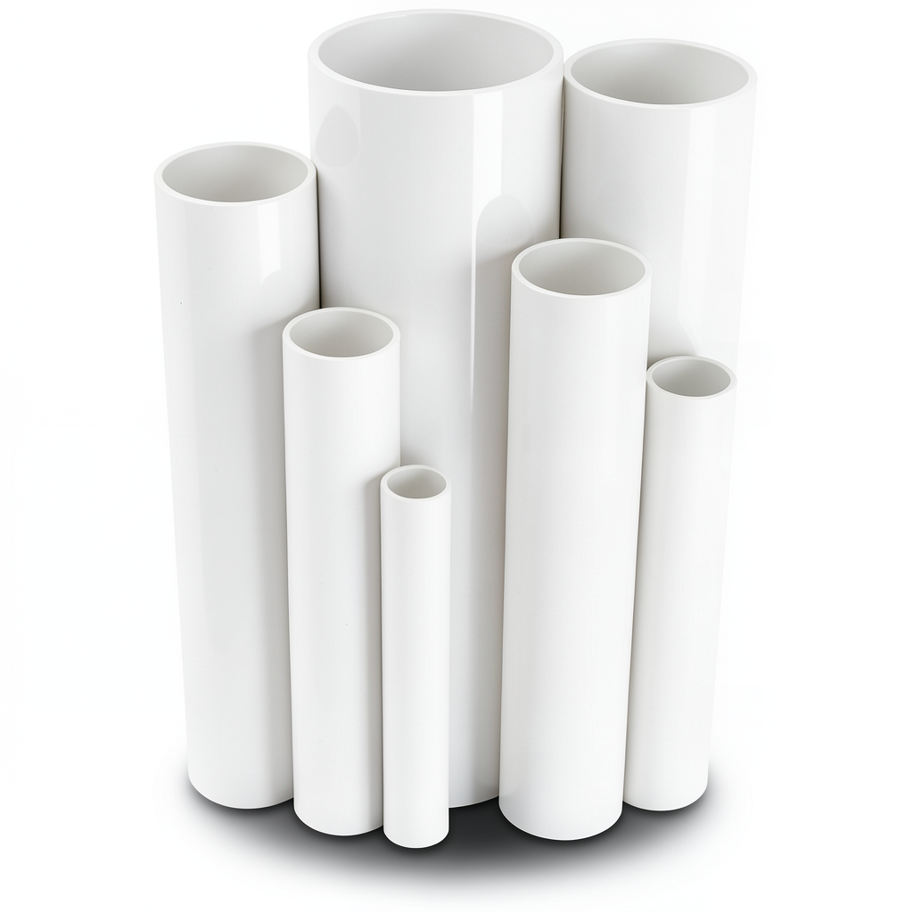 UPVC Pipes 2.5 Bar Pressure 200 mm Diameter 1.8 mm Thickness White