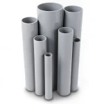 UPVC Pipes 16 Bar Pressure 160 mm Diameter 11.9 mm Thickness Gray