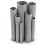 UPVC Pipes Nominal Pressure 2.5 Bar Outside Diameter 200 mm Thickness 1.8 mm Gray
