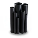 UPVC Pipes Nominal Pressure 2.5 Bar Outside Diameter 200 mm Thickness 1.8 mm Black