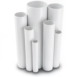 مواسير UPVC ضغط 2.5 بار قطر 200 مم سمك 1.8 مم أبيض