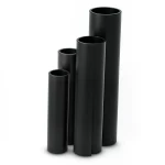 مواسير HDPE نسبة الأبعاد القياسية 33 قطر خارجي 400 مم سمك 12.3 مم أسود