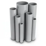 UPVC Pipes Nominal Pressure 4 Bar Outside Diameter 200 mm Thickness 4 mm Gray