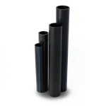 مواسير HDPE ضغط اسمي 16 بار قطر خارجي 90 مم سمك 12.3 مم لون أسود