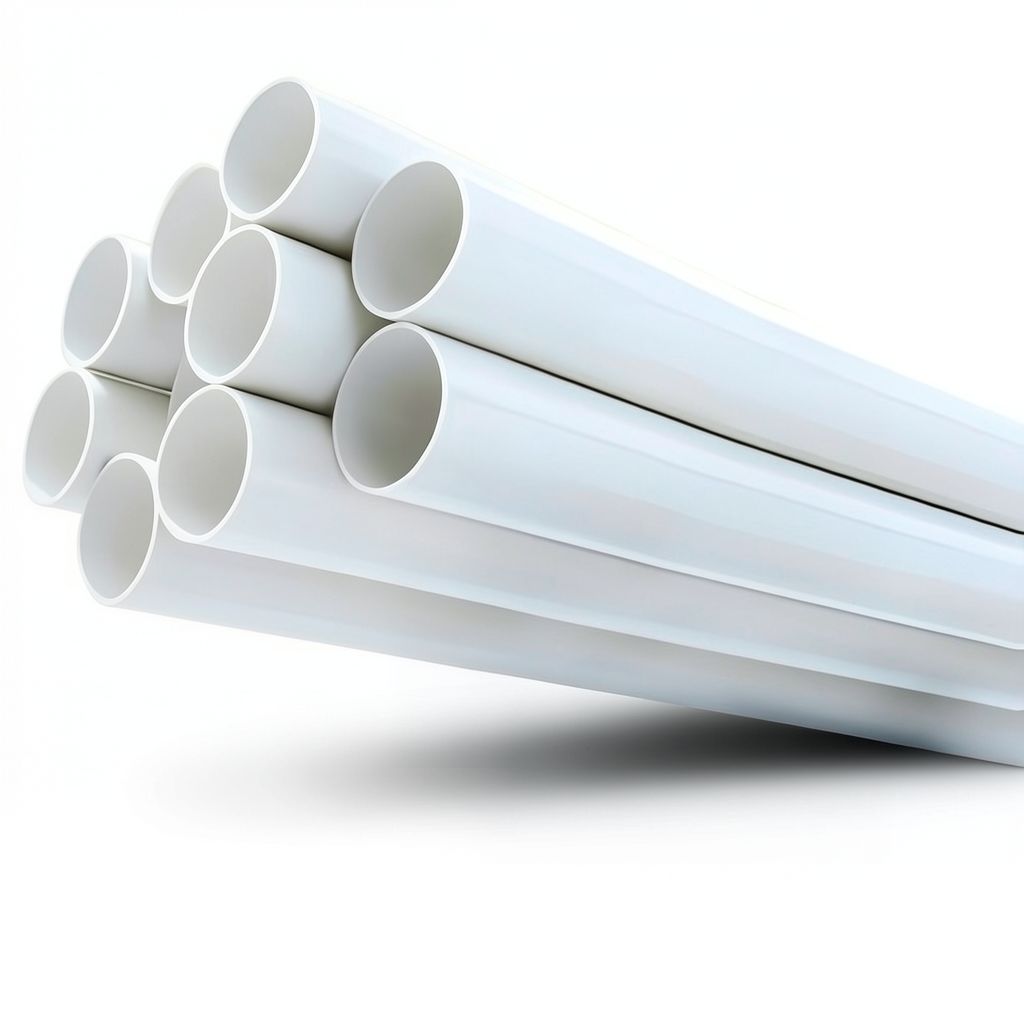 UPVC Pipes Schedule 40 Size 3 Inch Thickness 5.49 mm White