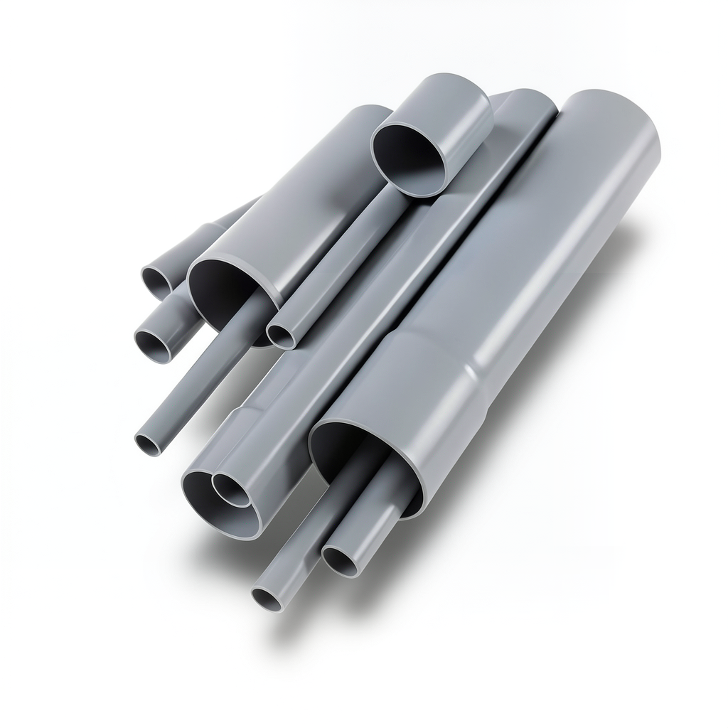 مواسير UPVC EB 20 مقاس 3 إنش سمك 1.55 مم لون رمادي