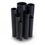 UPVC Pipes Nominal Pressure 4 Bar Outside Diameter 200 mm Thickness 4 mm Black