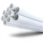 مواسير UPVC جدول 40 مقاس 5 إنش سمك 6.22 مم لون أبيض
