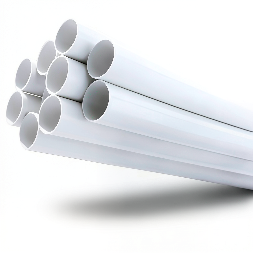 مواسير UPVC جدول 40 مقاس 5 إنش سمك 6.22 مم لون أبيض