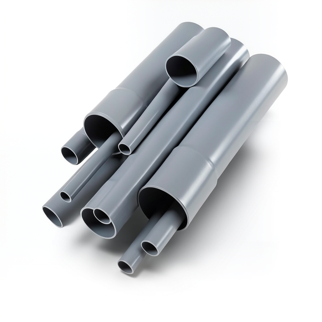 مواسير UPVC مقاس 5 إنش سمك 2.62 مم لون رمادي EB 20