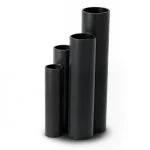 مواسير HDPE ضغط 16 بار قطر خارجي 140 مم سمك 19.2 مم لون أسود