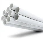مواسير UPVC جدول 40 مقاس 8 إنش سمك 8.18 مم لون أبيض
