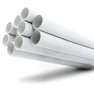 مواسير UPVC جدول 40 مقاس 8 إنش سمك 8.18 مم لون أبيض