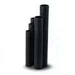 مواسير HDPE ضغط 16 بار قطر خارجي 180 مم سمك 24.6 مم لون أسود