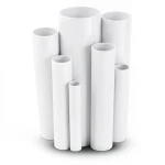 UPVC Pipes Nominal Pressure 10 Bar Outside Diameter 200 mm Thickness 9.6 mm White