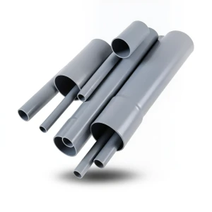 مواسير UPVC EB 20 مقاس 3 إنش سمك 1.55 مم لون رمادي
