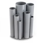 UPVC Pipes 16 Bar Pressure 200 mm Diameter 14.9 mm Thickness Gray