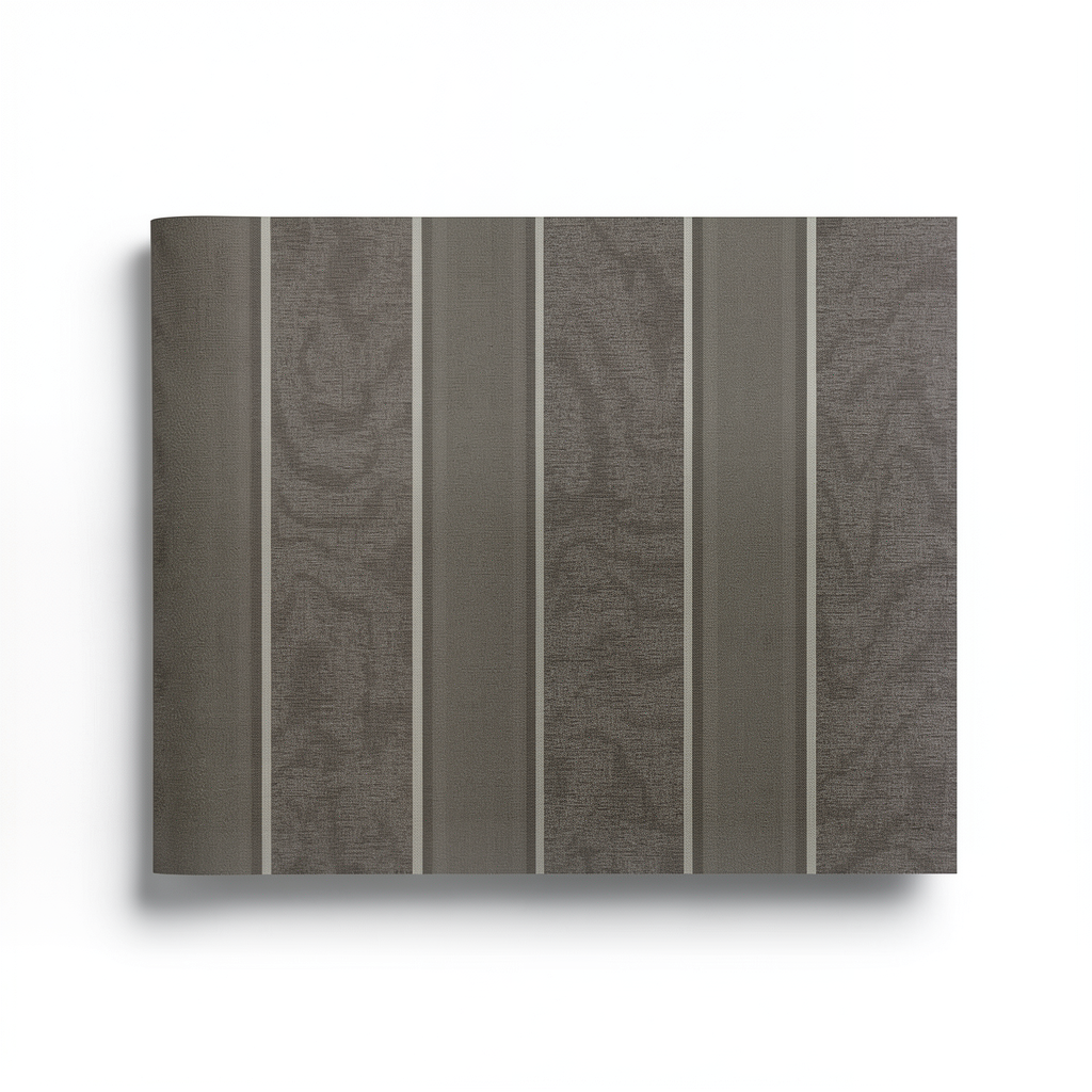 Italian Wallpaper Striped Design 10 m x 1.06 m Dark Beige