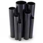 UPVC Pipes Nominal Pressure 16 Bar Outside Diameter 200 mm Thickness 14.9 mm Black