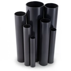UPVC Pipes Nominal Pressure 16 Bar Outside Diameter 200 mm Thickness 14.9 mm Black