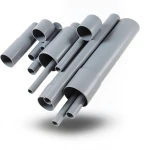 مواسير UPVC DB 60 مقاس 2 إنش سمك 1.52 مم لون رمادي