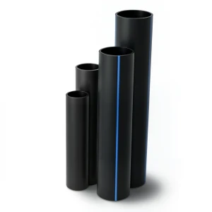 مواسير HDPE نسبة أبعاد قياسية 9 قطر خارجي 450 مم سمك 50.3 مم أسود