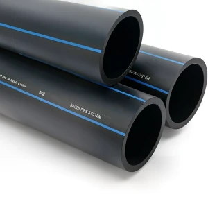مواسير HDPE PE 80 ضغط 8 بار قطر خارجي 63 مم سمك 3.8 مم لون أسود | مصنع أنظمة الانابيب السعودي (SPS)