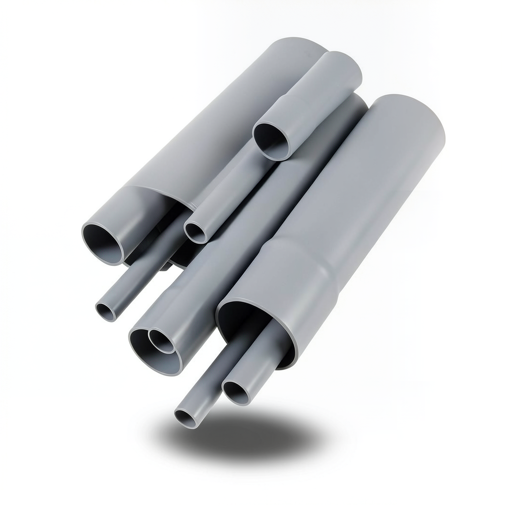 مواسير UPVC مقاس 6 إنش سمك 3.86 مم لون رمادي EB 35