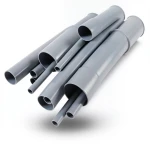 مواسير UPVC DB 60 مقاس 2 إنش سمك 1.52 مم لون رمادي
