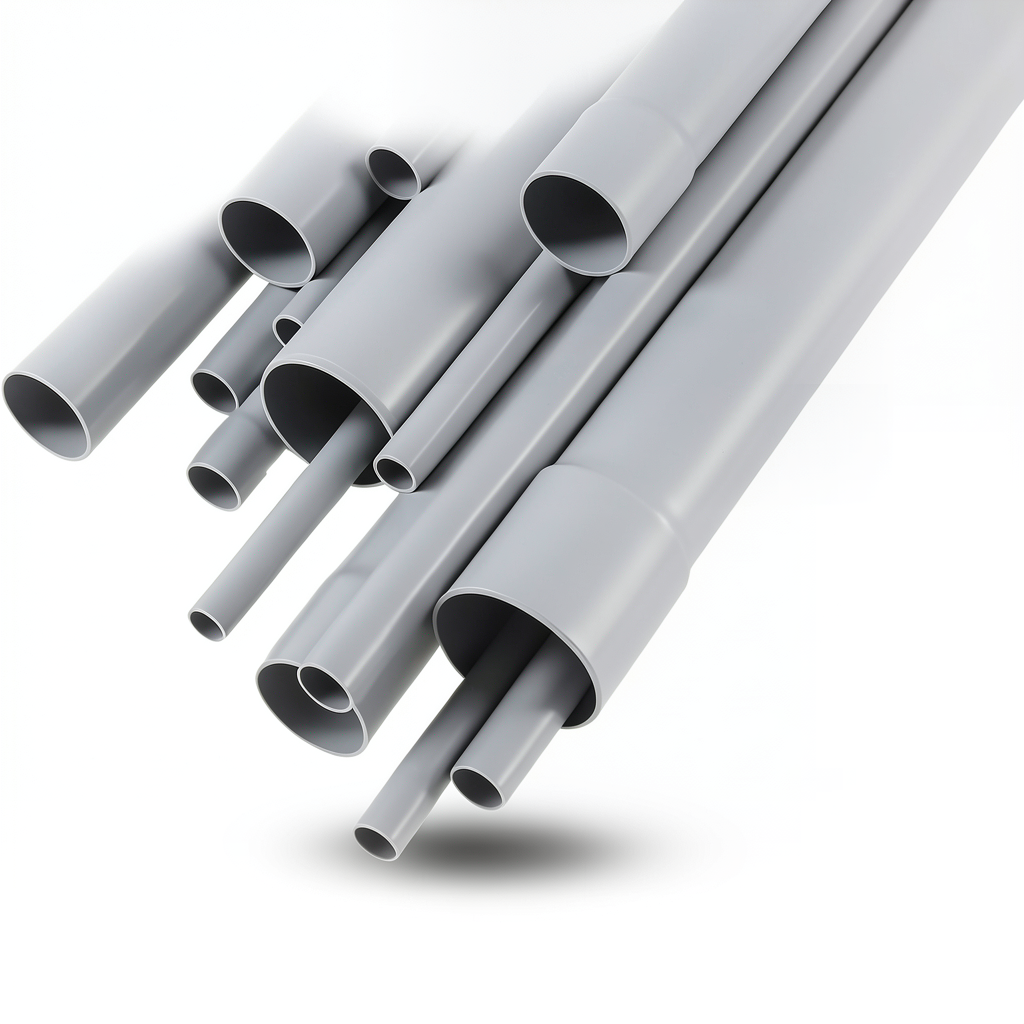 UPVC Pipes DB 60 Size 3 Inch Thickness 2.34 mm Gray Color