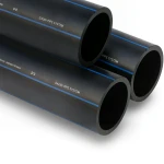 SPS HDPE Pipes PE 80 Pressure 8 Bar Outside Diameter 75 mm Thickness 4.5 mm Black | Saudi Pipes Systems (SPS)