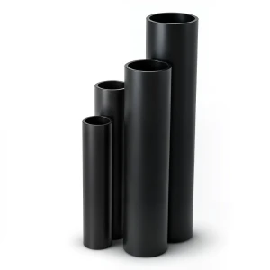مواسير HDPE نسبة الأبعاد القياسية 33 قطر خارجي 400 مم سمك 12.3 مم أسود