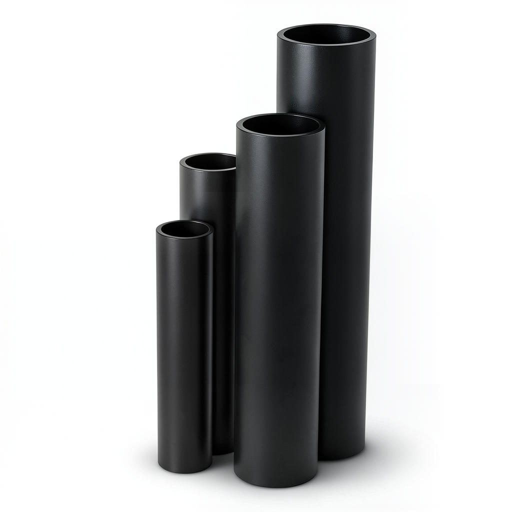 HDPE Pipes SDR 33 Outside Diameter 400 mm Thickness 12.3 mm Black