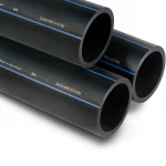 SPS HDPE Pipes PE 80 Pressure 12.5 Bar Outside Diameter 75 mm Thickness 6.8 mm Black | Saudi Pipes Systems (SPS)