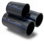 SPS HDPE Pipes PE 80 Pressure 5 Bar Outside Diameter 90 mm Thickness 3.5 mm Black | Saudi Pipes Systems (SPS)