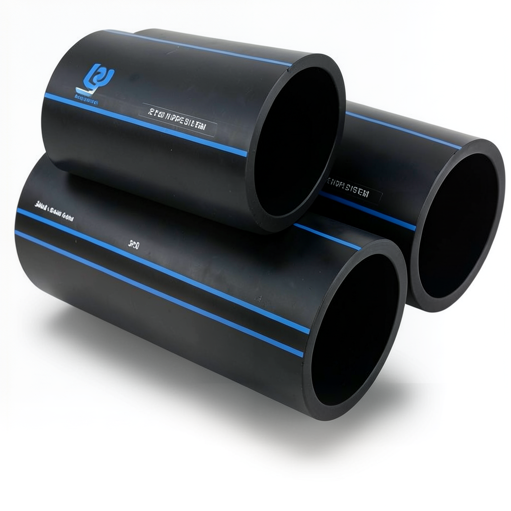 SPS HDPE Pipes PE 80 Pressure 5 Bar Outside Diameter 110 mm Thickness 4.2 mm Black | Saudi Pipes Systems (SPS)